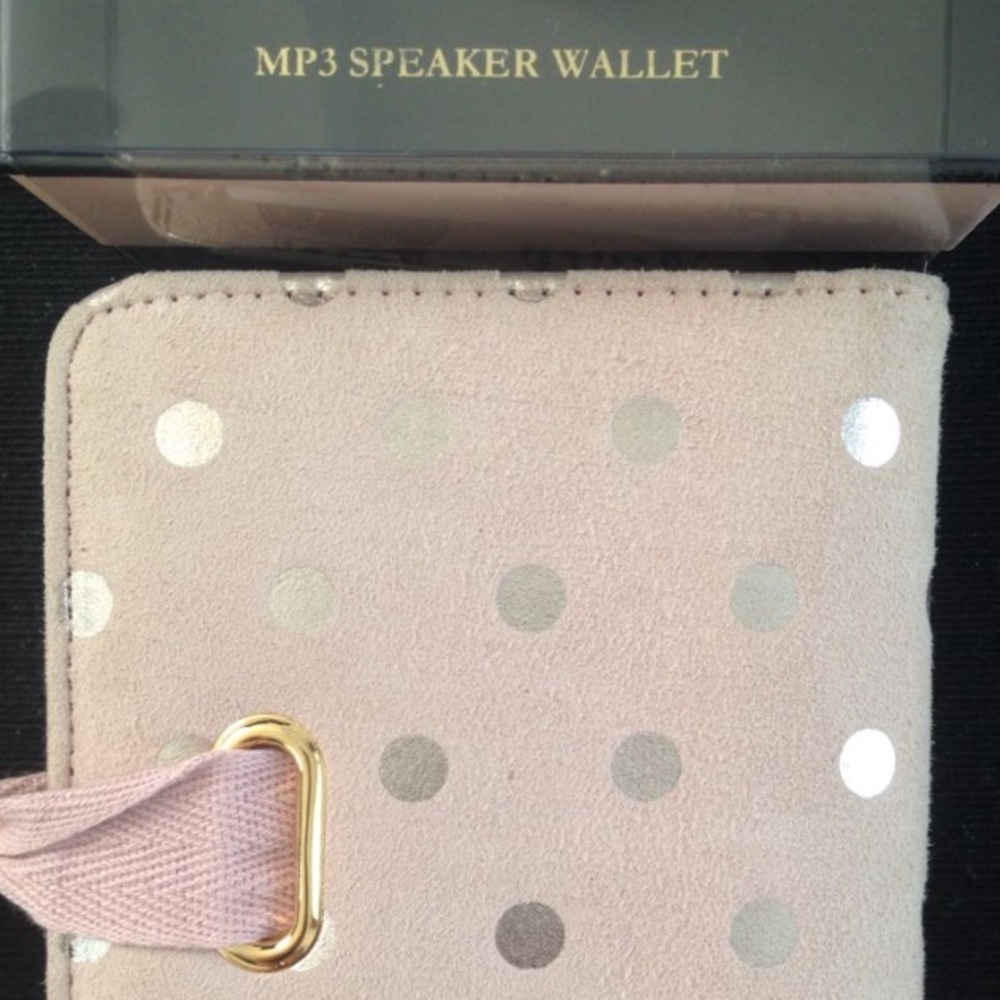 Y2K JUICY COUTURE MP3 Speaker player Wallet Planner PINK POLKA DOT - Picture 3 of 6